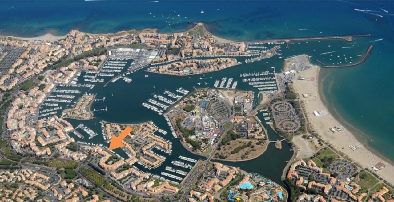 Cap Capistol Studio Le Cap D'Agde Vue Port Exteriér fotografie